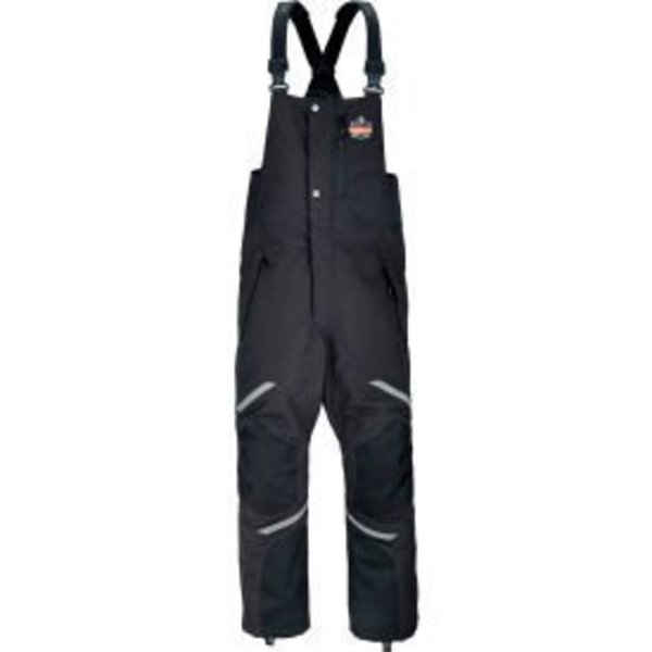 Ergodyne Ergodyne® N-Ferno® 6471 Thermal Overalls, Black, XL, 41215 41215